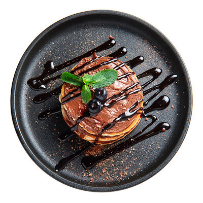 Панкейки с шоколадным кремом в PokeWoke по цене 350 ₽