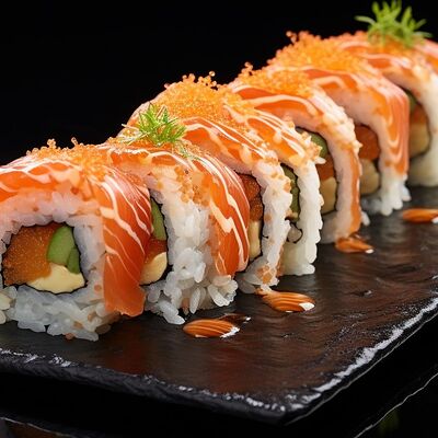 Филадельфия Royale в Fast Япония Premium Sushi по цене 400 ₽