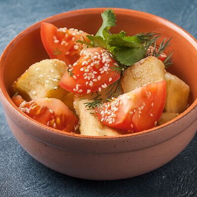 Хрустящие баклажаны в Хинкарули по цене 390 ₽