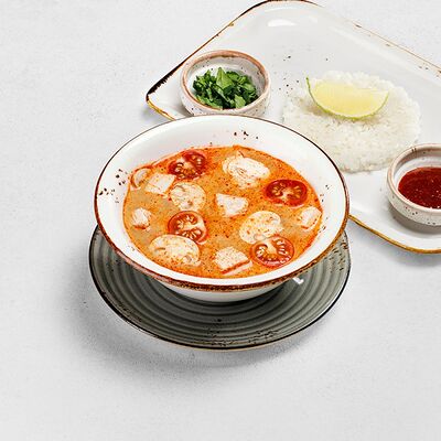 Том ям с курицей в ПиццаФабрика по цене 345 ₽