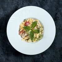 Маккерони альфредо в Остерия Il Massimo