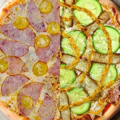 Черри Хэм и Фитнес-хит в ПиЦЦунда Море начинки по цене 1261 ₽