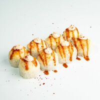 Запечённый ролл с лососемв ЁБИСАН