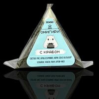 Онигири с крабом в Cенсей