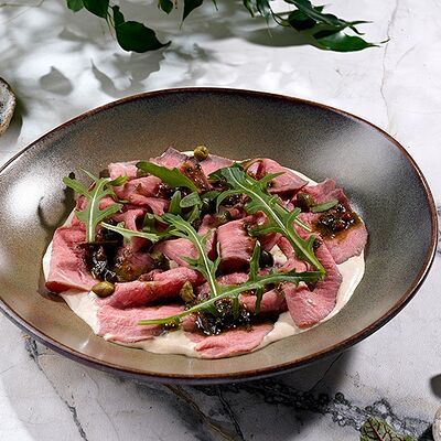 Вителло с эспумой из тонато в Мясо & Рыба по цене 690 ₽