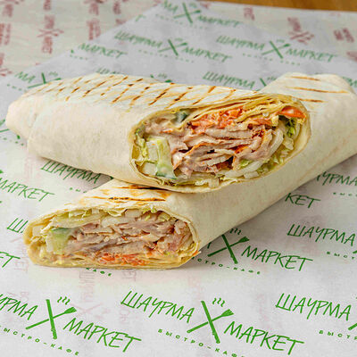 Шаурма из Индейки стандартная в Шаурма Маркет по цене 434 ₽