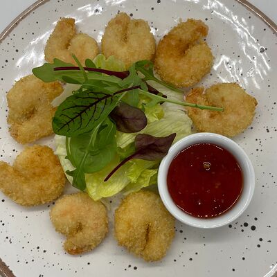 Тигровые креветки в темпурев Кафе Сербской кухни Шеff по цене 840 ₽