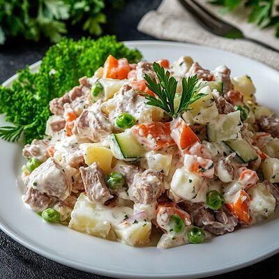 Салат Мясной в У Вольфовича по цене 360 ₽