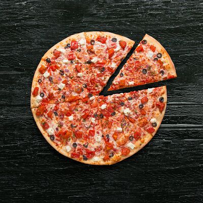 Пицца Греческая на тонком тесте 43 см в NY Pizza по цене 877 ₽