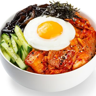 Пибимпаб с кимчи и свининой в KIMCHI TO GO по цене 429 ₽