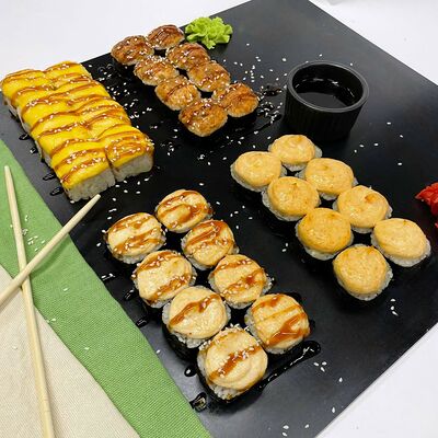 Запеченный микс №2. (32шт) в Панда Бистро по цене 1670 ₽