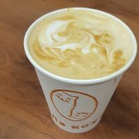 Имбирный латте в La Kote