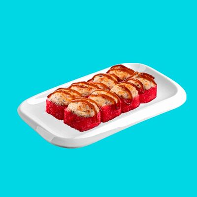 Ролл Нью-Йорк с лососем запеченный в Big Fish по цене 1195