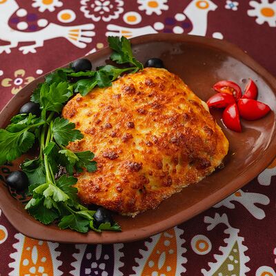Мясо по-французски в Хванчкара по цене 715 ₽