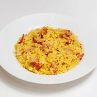 Каша пшённая с беконом и пармезаном в Абсолют