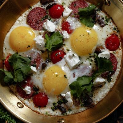 Кавказский завтрак с колбасой в Край древних гор по цене 550 ₽