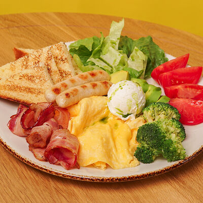 Большой английский завтрак в Атлас еды по цене 750 ₽