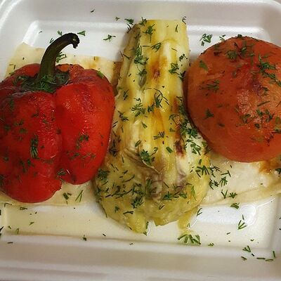 Шашлык из овощей в Золотой Мангал по цене 500 ₽