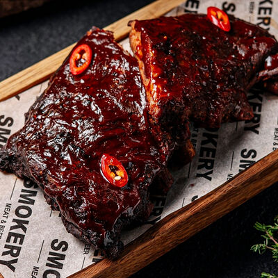 Копченые 4 часа на ольхе свиные ребра в Smokery по цене 850 ₽