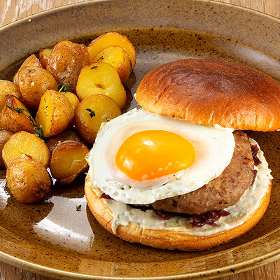 Бизнес-ланч Открытый бургер в Колбасофф по цене 370