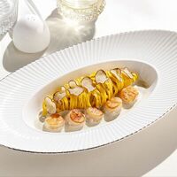 Паста с гребешками и трюфелем в Cristal
