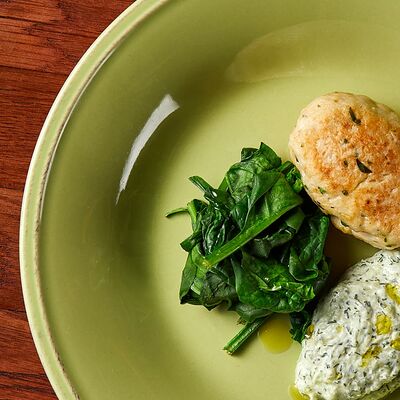 Котлета из щуки со шпинатом в Сыроварня по цене 280