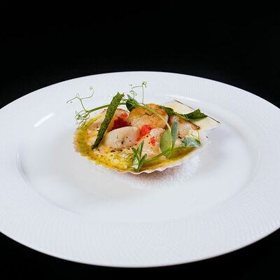 Гребешок Сан-Жак в Oysters по цене 900 ₽