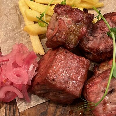 Шашлык из свинины в Steller по цене 685 ₽