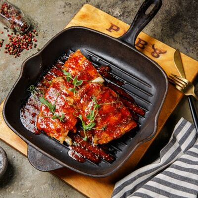 Рёбра свиные в остром соусе в 8 seconds pub по цене 1045 ₽