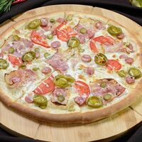 Пицца № 15 Баварская с халапеньо 25 см в Стрелаfood