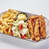 Курочка Кацу с фри и салатом в OmNomNom по цене 630