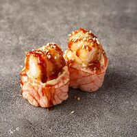 Запеченный ролл с креветкой темпура в КИДЗИ FISH