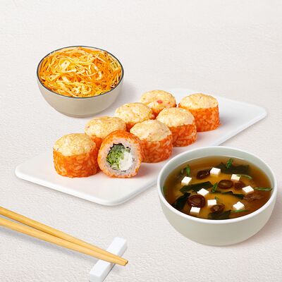 Бизнес-ланч Аппетитный L в Суши Wok по цене 599 ₽