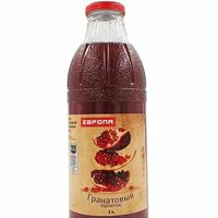 Напиток сокосодержащий в стеклянной бутылке Европа гранатовый в Европа