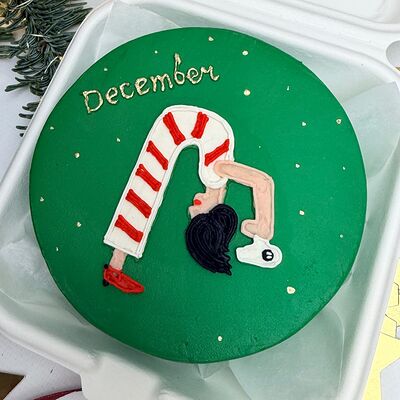 Бенто-торт December новогоднийв Кондитерская VO по цене 2500 ₽