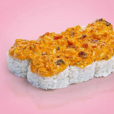 Курица угорь том ям Хот в EDOO Rolls & Pizza по цене 605 ₽