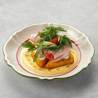 Хашбраун с мортаделлой в Peperoni