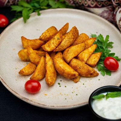 Картофель фри по-деревенски в 17 шампуров по цене 185 ₽