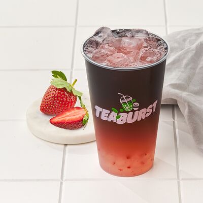 Фруктовый чай с пробиотиком Клубника в Teaburst bubble tea по цене 450 ₽