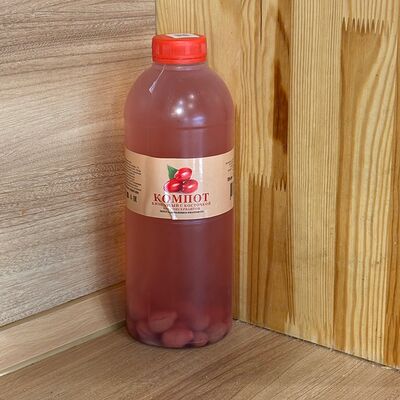 Компот домашний Кизиловый в Пекарня с Акцентом по цене 260 ₽