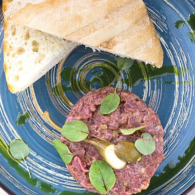 Тартар из Говядины в Тальятелло по цене 1250 ₽