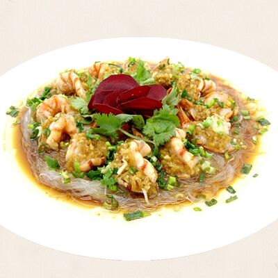 Креветки с чесноком на пару в Золотая панда по цене 2897 ₽