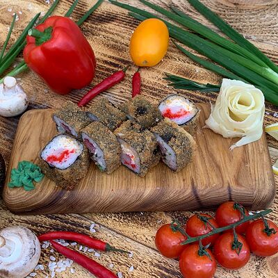 Ролл жареный Роял фиш в Ихтус по цене 575