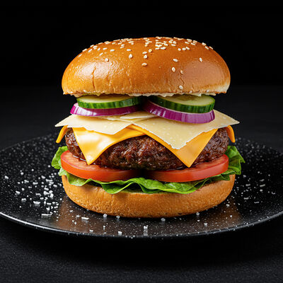 Бургер говяжийв Балу по цене 340 ₽