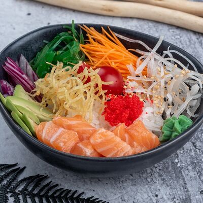 Поке болл с лососем в Мушу по цене 515