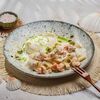 Яндекс Фетучини с креветками и молодой бурратой в Злаки Умная еда Halal по цене 1160