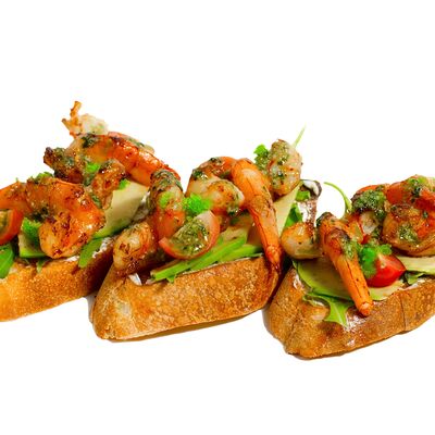 Брускетта с креветкой в Sea Zone по цене 720