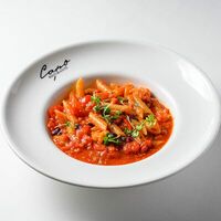 Пенне Арабьята с креветкой в Capo Ristorante