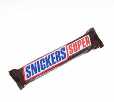 Шоколадный батончик Сникерс Супер в Шавьер по цене 189 ₽