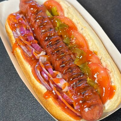 Мексиканский хот-догв Boss pizzarolls по цене 290 ₽